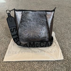 Stella Logo Metallic Shoulder Bag